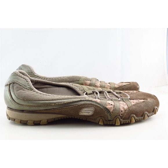 Skechers Walking Shoes Brown Leather Women9Medium - Picture 3 of 7